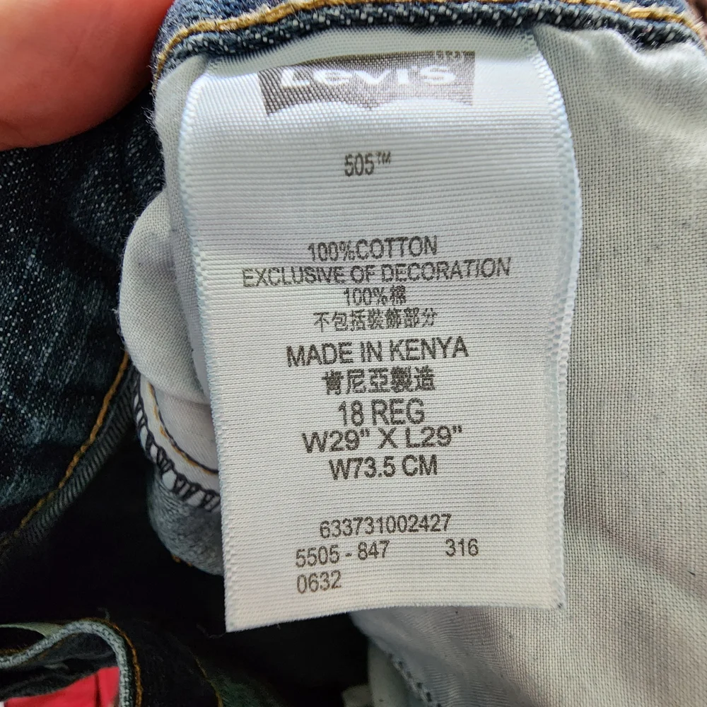 Levi's Classic Blue Denim Jeans